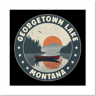 Georgetown Lake Montana Sunset Posters and Art